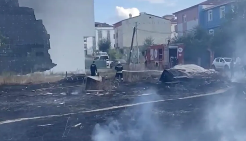 Uşaqların səbəb olduğu yanğın evlərə yayılmadan nəzarət altına alındı