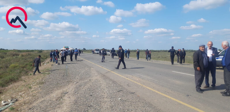 Biləsuvarda ağır qəza - Fotolar