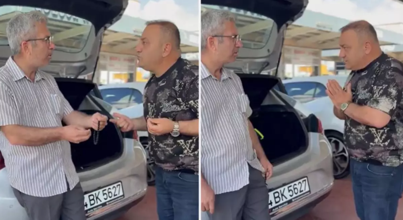 İkinci əl avtomobili almaqdan imtina edən vətəndaşın səbəbi satıcını əsəbləşdirdi