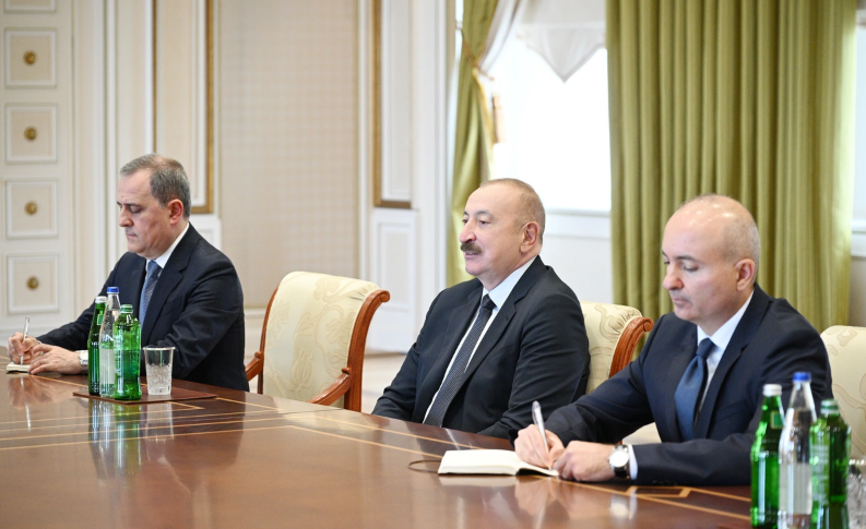 İlham Əliyev ATƏT-in fəaliyyətdə olan sədrinin başçılıq etdiyi nümayəndə heyətini qəbul edib