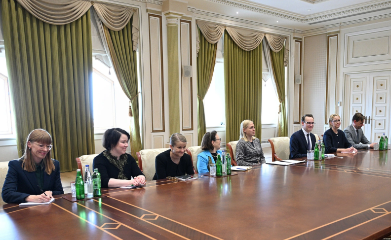 İlham Əliyev ATƏT-in fəaliyyətdə olan sədrinin başçılıq etdiyi nümayəndə heyətini qəbul edib