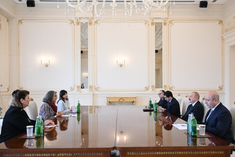 İlham Əliyev BMT-nin Məskunlaşma Proqramının icraçı direktorunu qəbul edib