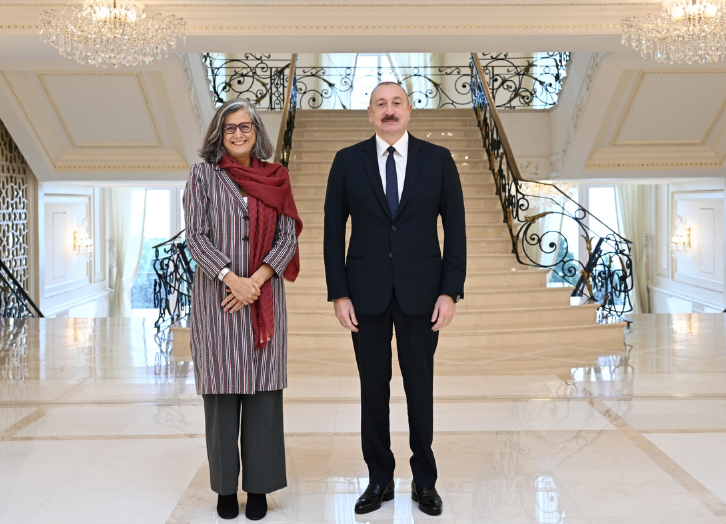 İlham Əliyev BMT-nin Məskunlaşma Proqramının icraçı direktorunu qəbul edib