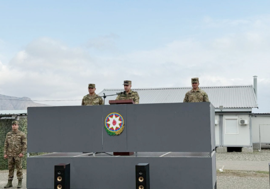 Hərbi prokuror Müdafiə Nazirliyinin xüsusi təyinatlıları ilə görüşüb