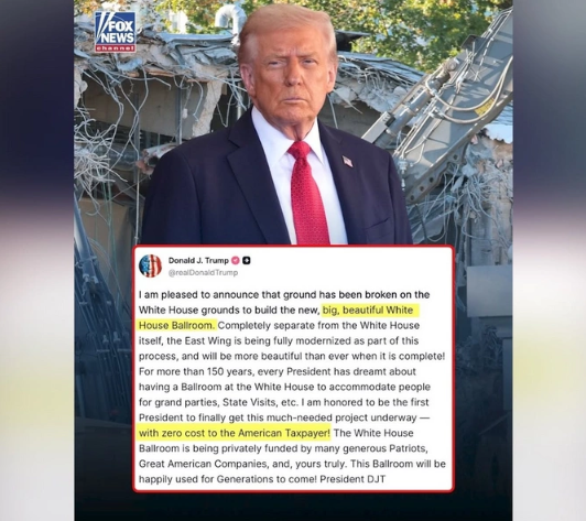 Ağ Evin bir hissəsi bu səbəbdən sökülür