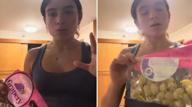 ABŞ-də marketlərin birindən üzüm alan gənc, gördüyü həqiqət qarşısında sakit qala bilmədi