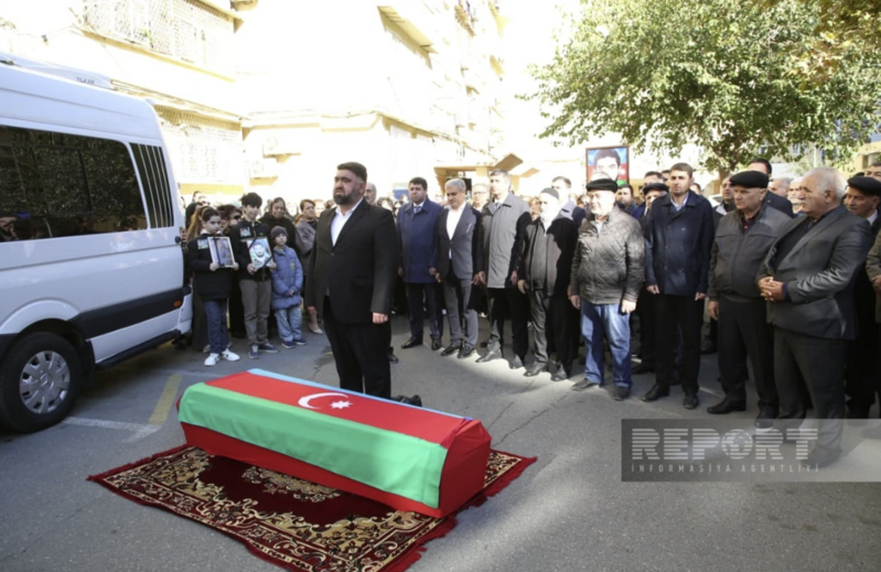 İtkin şəhidimizlə vida mərasimi keçirildi - Fotolar