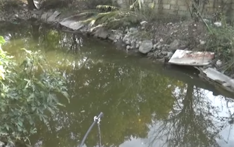 1 yaşlı Səmanın düşdüyü arxın - Görüntüləri