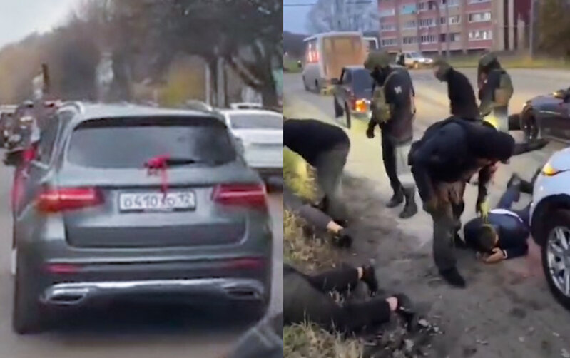 Toy karvanında atəş açan azərbaycanlılar tutuldu - Video