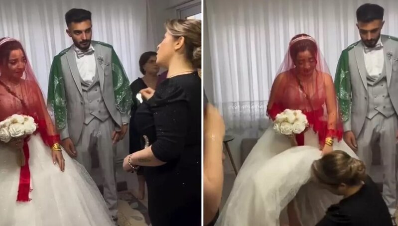 Gəlinin anasından kürəkənə gözlənilməz reaksiya