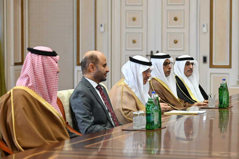 İlham Əliyev Ərəb Koordinasiya Qrupuna daxil olan üzv qurumların rəhbər şəxslərini qəbul edib