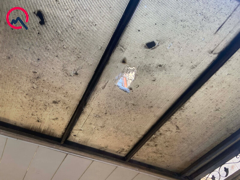 Partlayışda yaxınlıqdakı tikililərə də ziyan dəydi - Fotolar