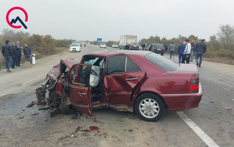 İmişlidə zəncirvari qəza - Xəsarət alanlar var