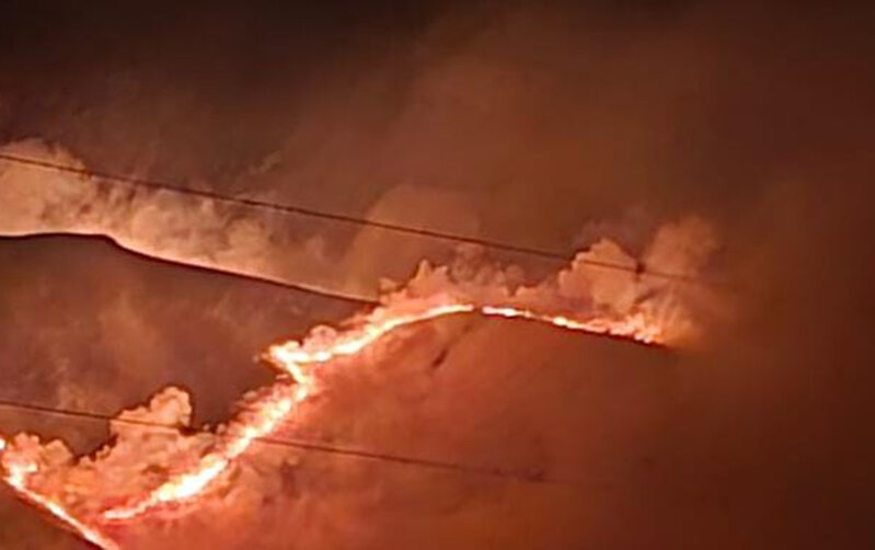 Kəlbəcərdəki yanğın davam edir - Video