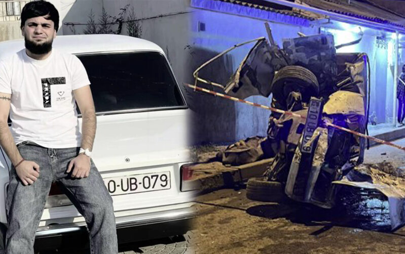 Dəhşətli qəzada ölən 22 yaşlı Ələsgərin - Fotosu