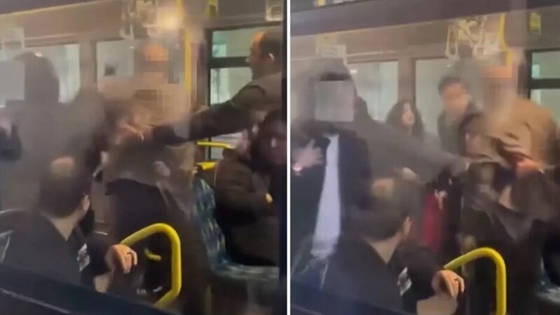 Avtobusda təcavüz iddiası: Gənc qadın dözə bilməyib... - VİDEO