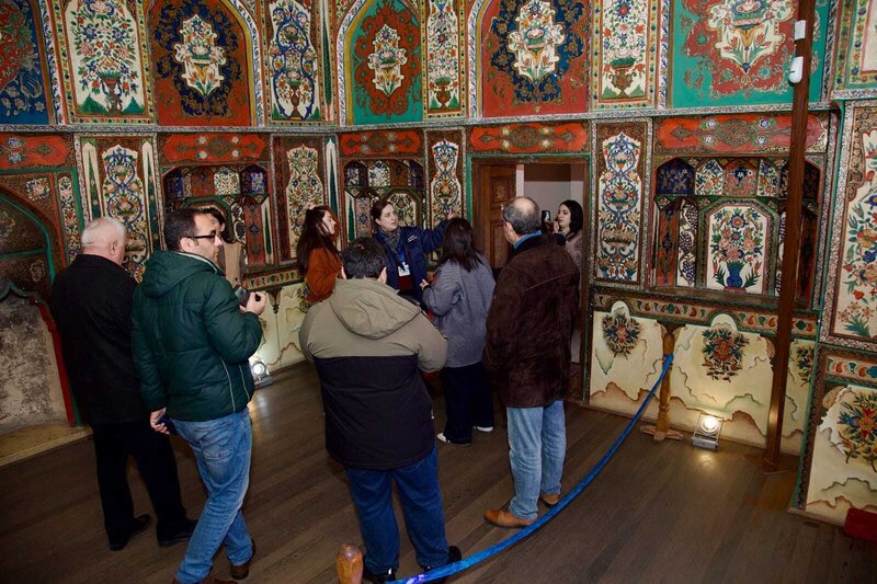 Media nümayəndələri Şəki "Yuxarı Baş" Milli Tarix-Memarlıq Qoruğunda olub - FOTO