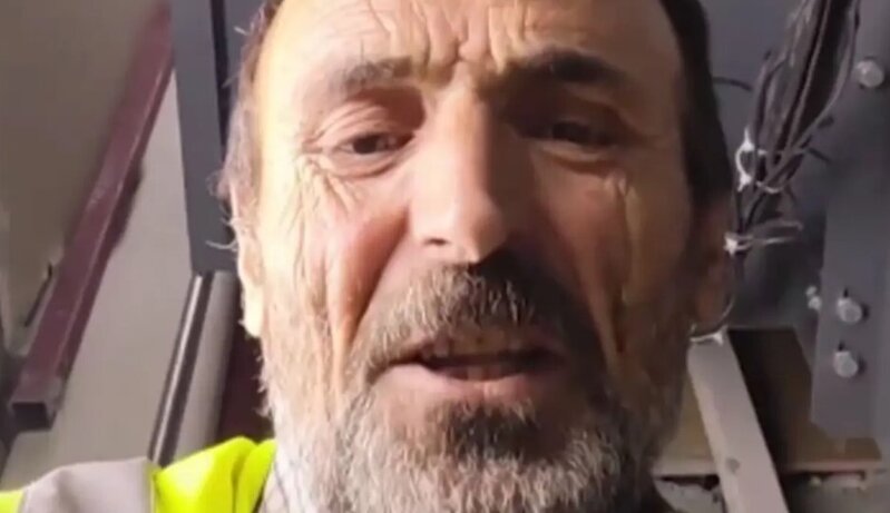 Lift ustasının təhlükəli anları sosial mediada müzakirə yaratdı - VİDEO