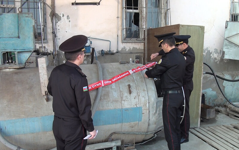 Sumqayıtda sexin fəaliyyəti dayandırıldı - Video