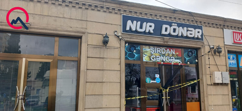 Gəncədə şagirdlərin zəhərləndiyi dönərxana bağlandı - Fotolar