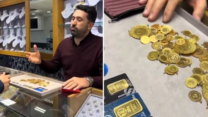Zərgər gətirilən bir çanta qızılı qəbul etmədi: "Bu günaha girə bilmərəm"