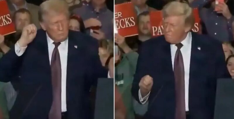 Trampın Şimali Karolinadakı "Milad rəqsi" sosial mediada viral oldu - VİDEO