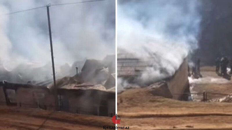 Lerikdə dərs vaxtı məktəb yandı