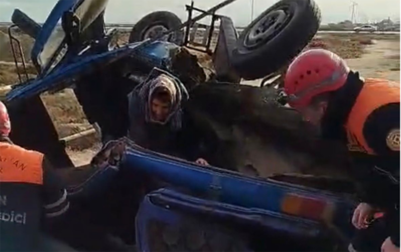 Bakıda marşrut avtobusu ağır qəzaya düşdü - 2 ölü, 9 yaralı - Video - Yenilənib