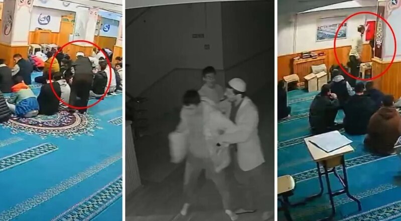 Qurani-Kərim kursunda uşaqlara zorakılıq: kamera baş verənləri anbaan qeydə aldı - VİDEO