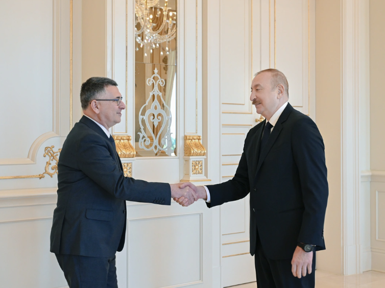 İlham Əliyev İsrailin xarici işlər nazirini qəbul edib