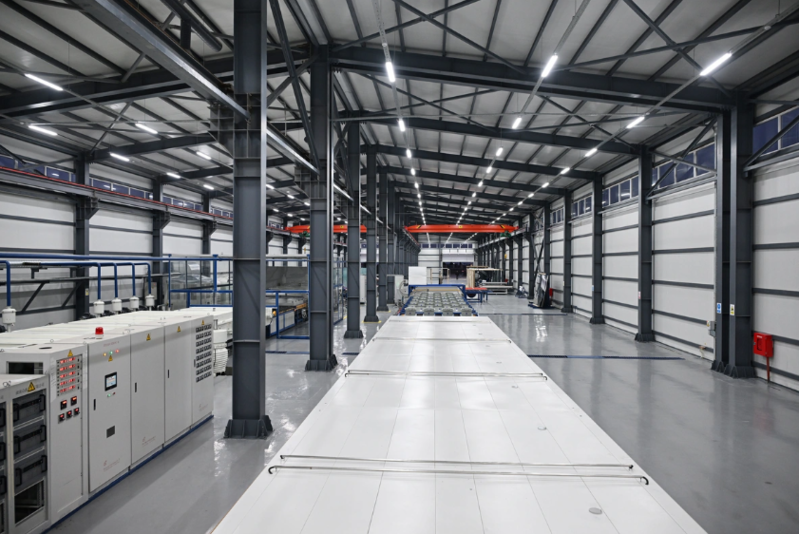 İlham Əliyev Sumqayıt Sənaye Parkında güzgü vərəqələrin istehsalı zavodunun açılışında iştirak edib