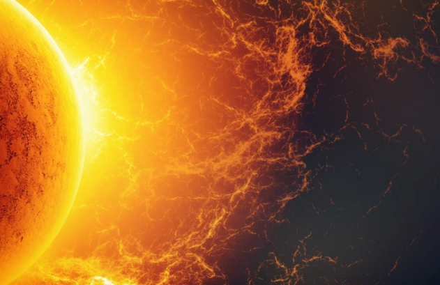 Günəşdə güclü partlayış olub