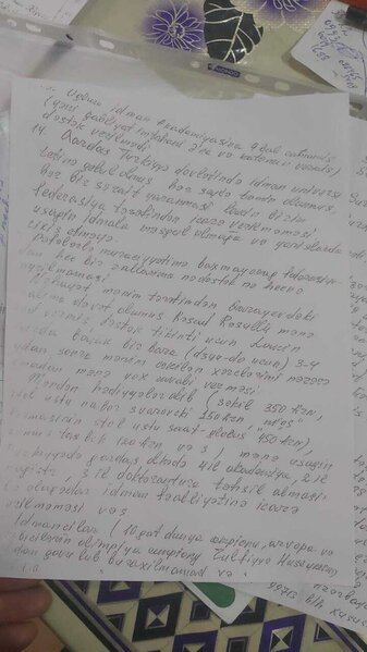 İstedadlı cüdoçular ölkədən didərgin salınır! Bu dəfə ata fəryadı! Aldadılan Qarabağ qazisindən ACF-də kim 1070 manat dəyərində hədiyyələr alıb?