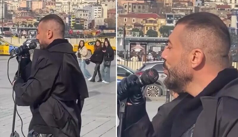 Küçədə oxudu, kim olduğunu anlayanlar şok yaşadı - VİDEO