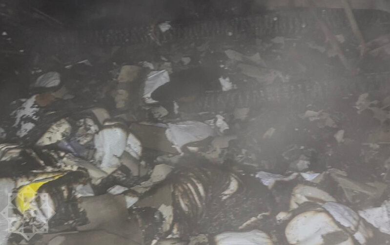 Ucarda məktəbdə yanğın - Fotolar - Yenilənib