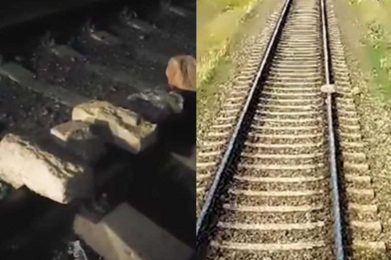 Azərbaycanda qatarların yoluna tikinti daşları düzüldü: Dəhşətə salan GÖRÜNTÜLƏR