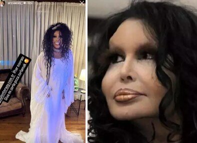 Bülent Ersoy iftar gecəsində ağ libası ilə diqqət çəkdi - FOTO