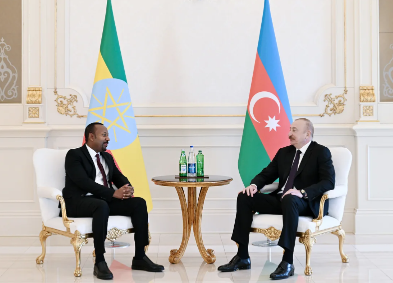 İlham Əliyevin Efiopiyanın baş naziri ilə təkbətək görüşü olub
