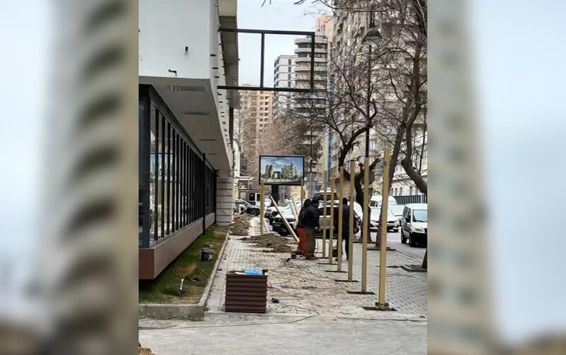 Bakının mərkəzindəki bu binalar sökülür (FOTOLAR)