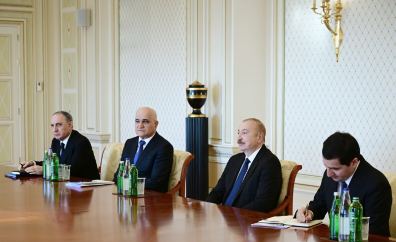 Azərbaycan Prezidenti Rusiya hökuməti sədrinin müavinini qəbul edib