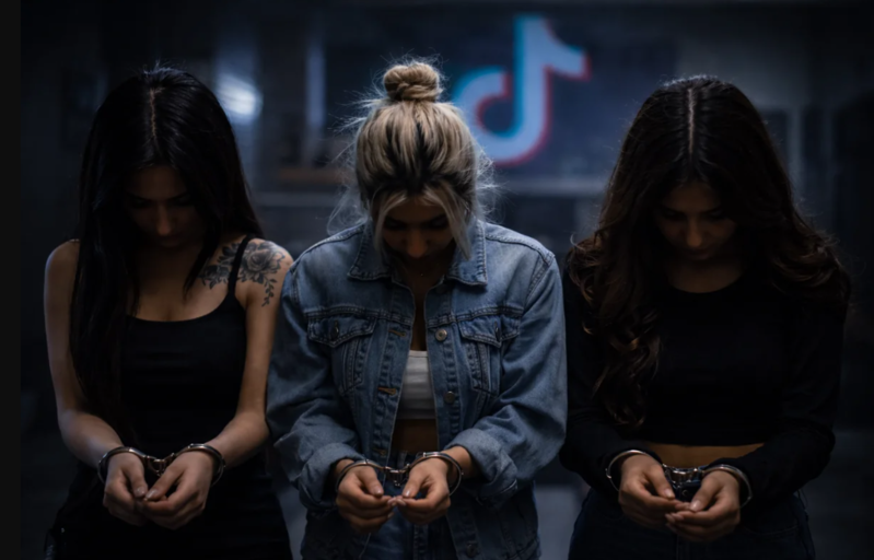 Qeyri-etik paylaşımlar edən üç qadın tiktoker SAXLANILDI - VİDEO