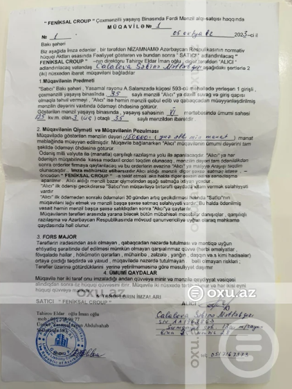 "Feniksal Group" MMC-dən ŞİKAYƏT: "Bina üç ildir təhvil verilmir" (VİDEO)