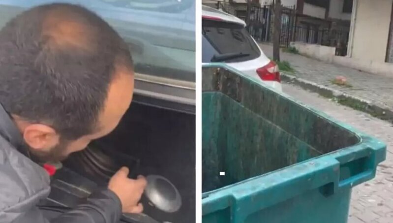 Məşhur aktyordan diqqətçəkən addım: Avtomobilindəki səs sistemini zibilə atdı - VİDEO