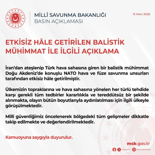 Türkiyəyə İrandan atılan növbəti ballistik raketin düşmə anı - VİDEO