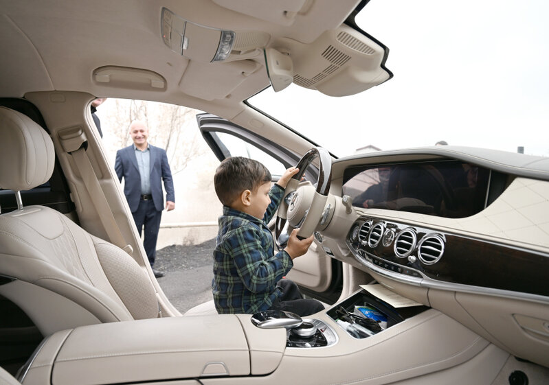 Prezidentlə xanımı Xocavəndə getdi - Fotolar