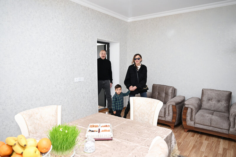 Prezidentlə xanımı Xocavəndə getdi - Fotolar