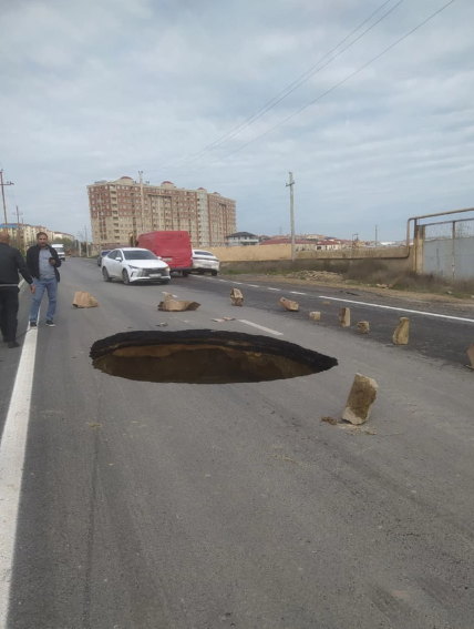 Masazırda çökən yolla bağlı RƏSMİ AÇIQLAMA