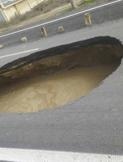 Masazırda çökən yolla bağlı RƏSMİ AÇIQLAMA