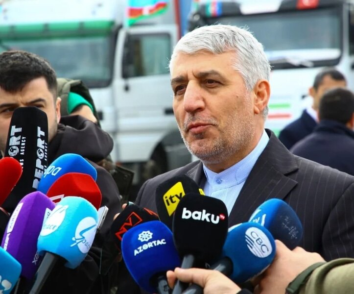 "Bu yardım karvanı Azərbaycan hökumətinin və xalqının həmrəyliyini göstərir" - İran səfiri