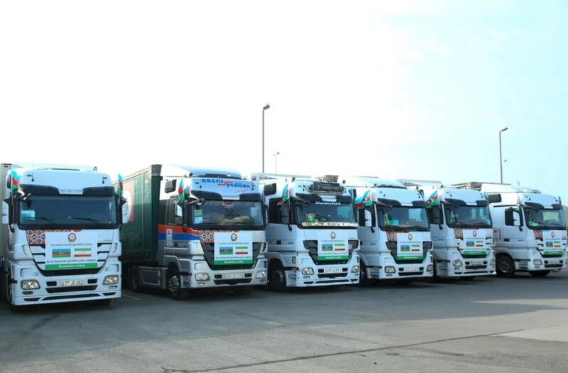 Azərbaycan Prezidentinin tapşırığı ilə İrana 3-cü humanitar yardım yola salınıb